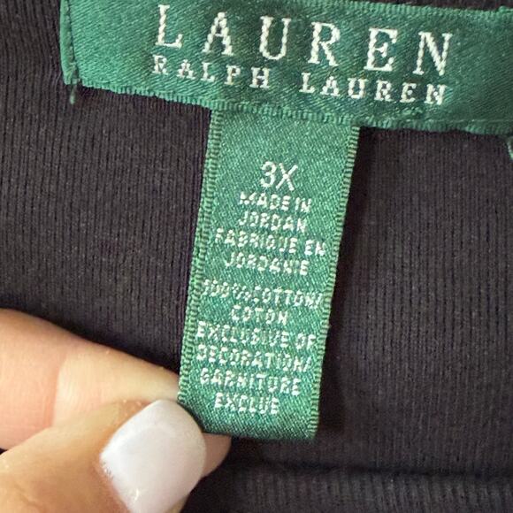 Lauren Ralph Lauren Cotton Button detail pullover size 3X - Picture 7 of 9